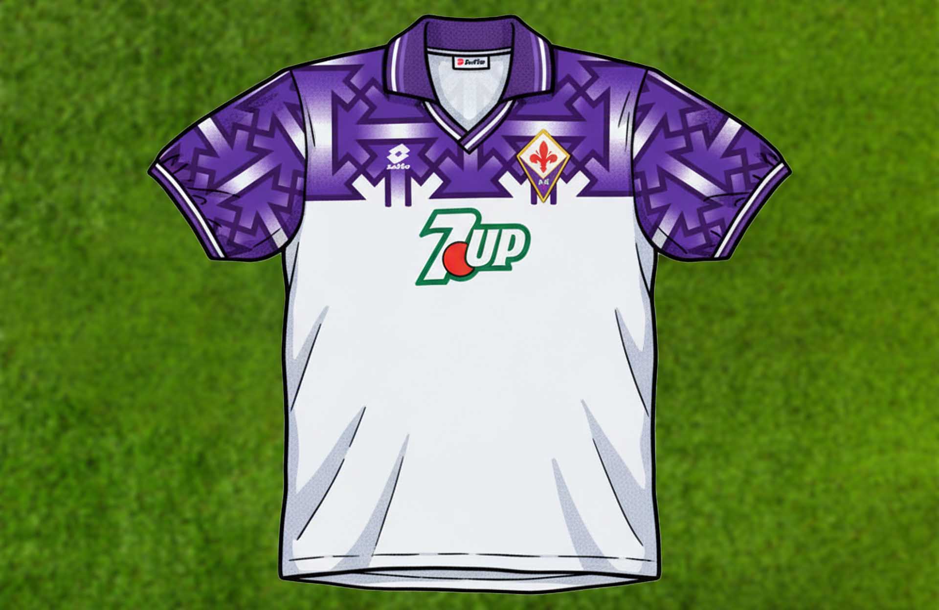 Ugliest Soccer Jerseys in History - Fiorentina (1992)