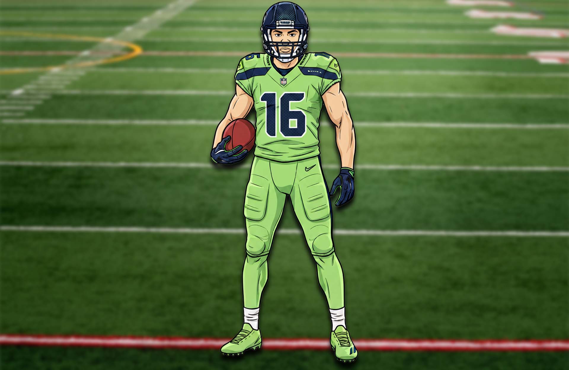 The Ugliest Uniforms in NFL History - Neon Seahawks