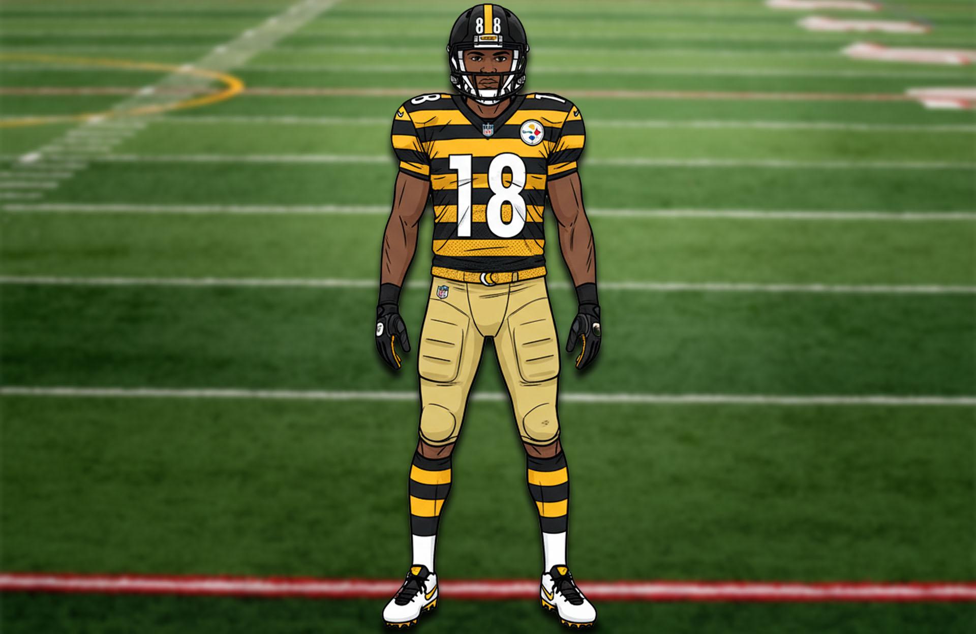 The Ugliest Uniforms in NFL History - Pittsburgh "Bees"