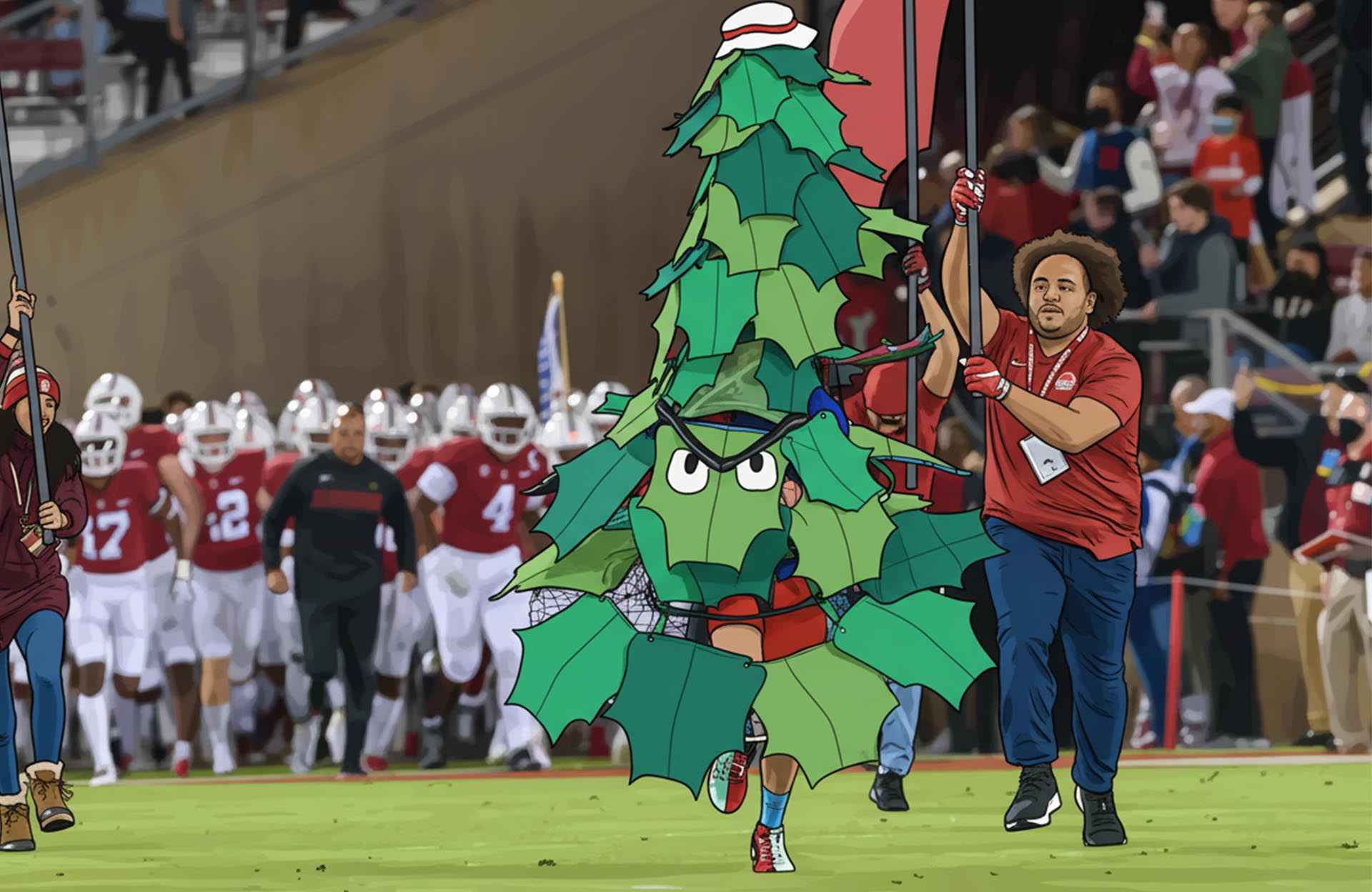 The Weirdest Sports Mascots - The Stanford Tree