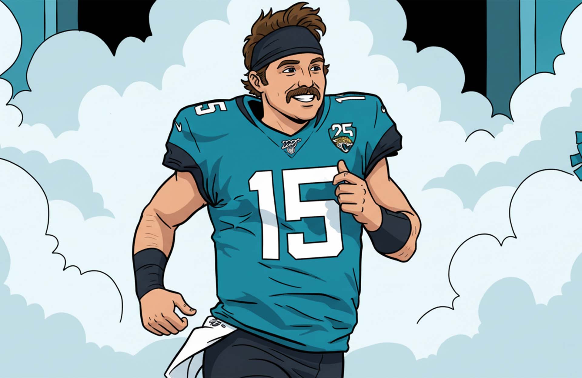 The Wildest Sports Hairstyles - Vintage Mustache