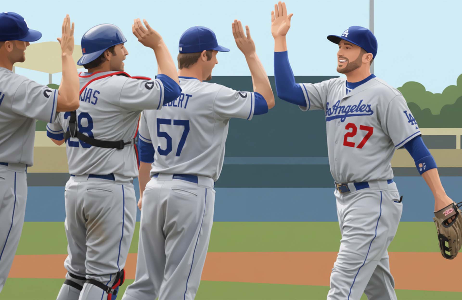 Best Sports Celebrations - High-Five