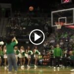 A woman in the crowd shocks everyone by sinking 23 out of 25… and she was a WNBA star in disguise