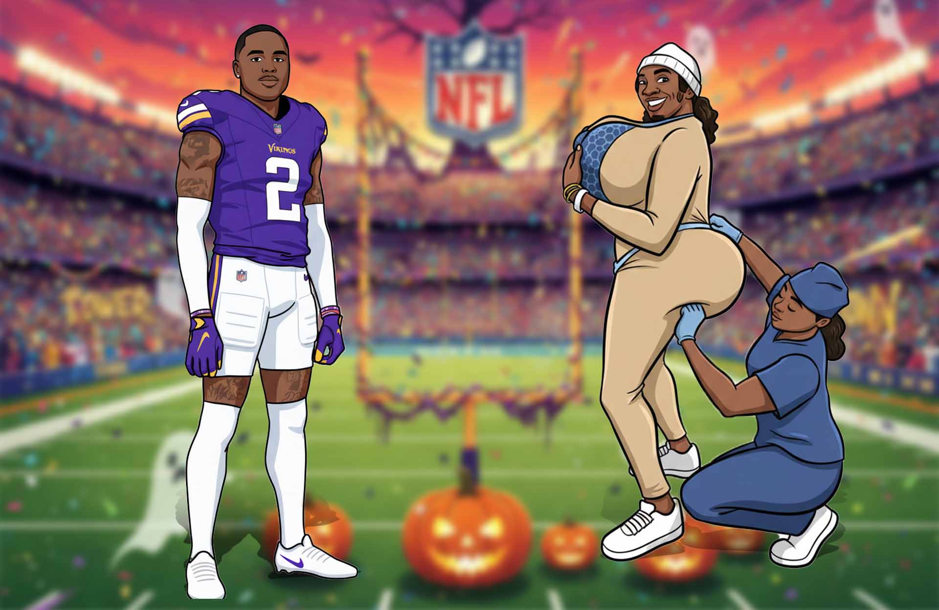 Isaiah Rodgers Keeps the Party Going with the Most Viral Halloween Costume