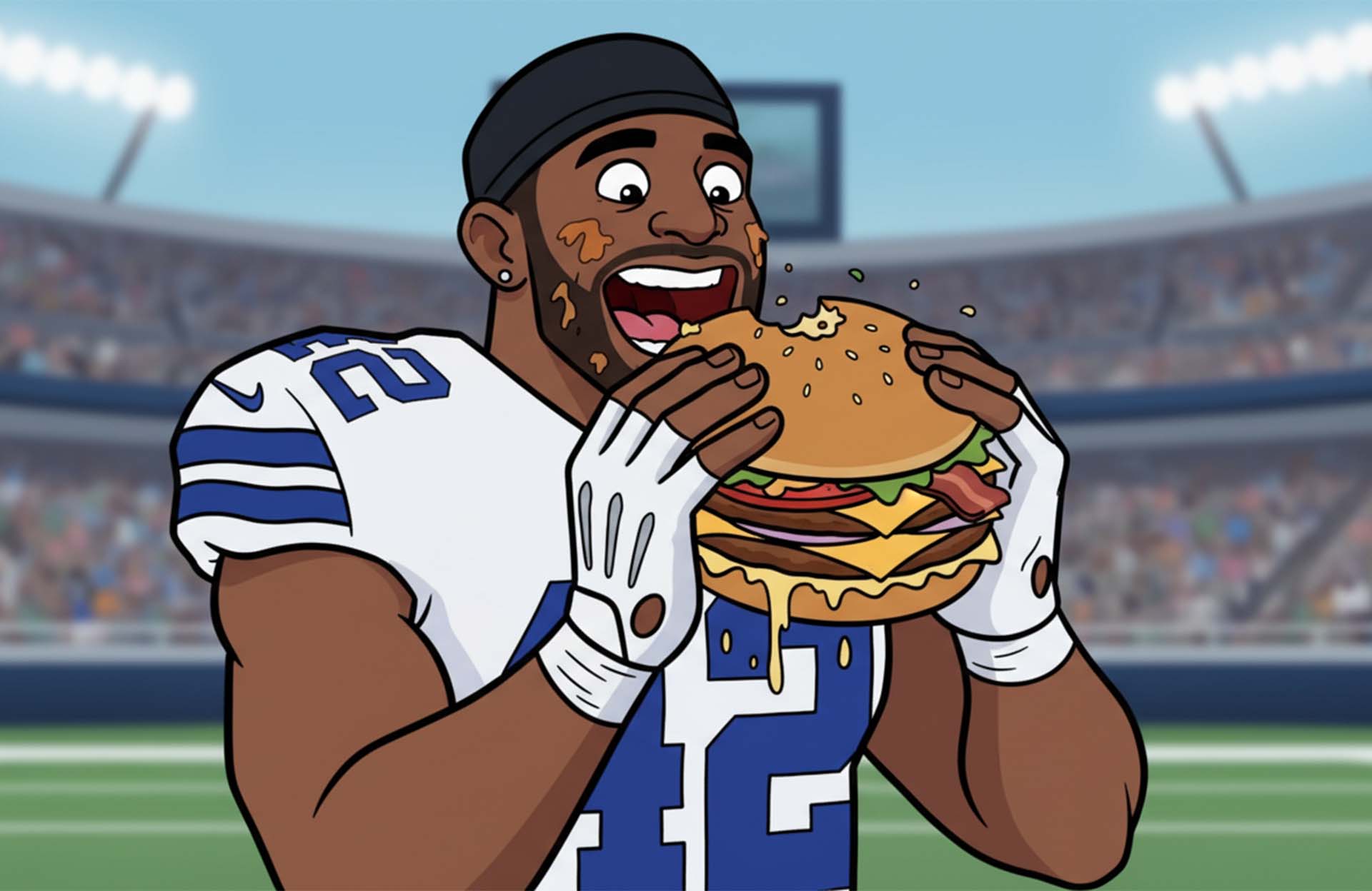 Fast Food Items NFL Players Order the Most - Burger King’s Double Stacker