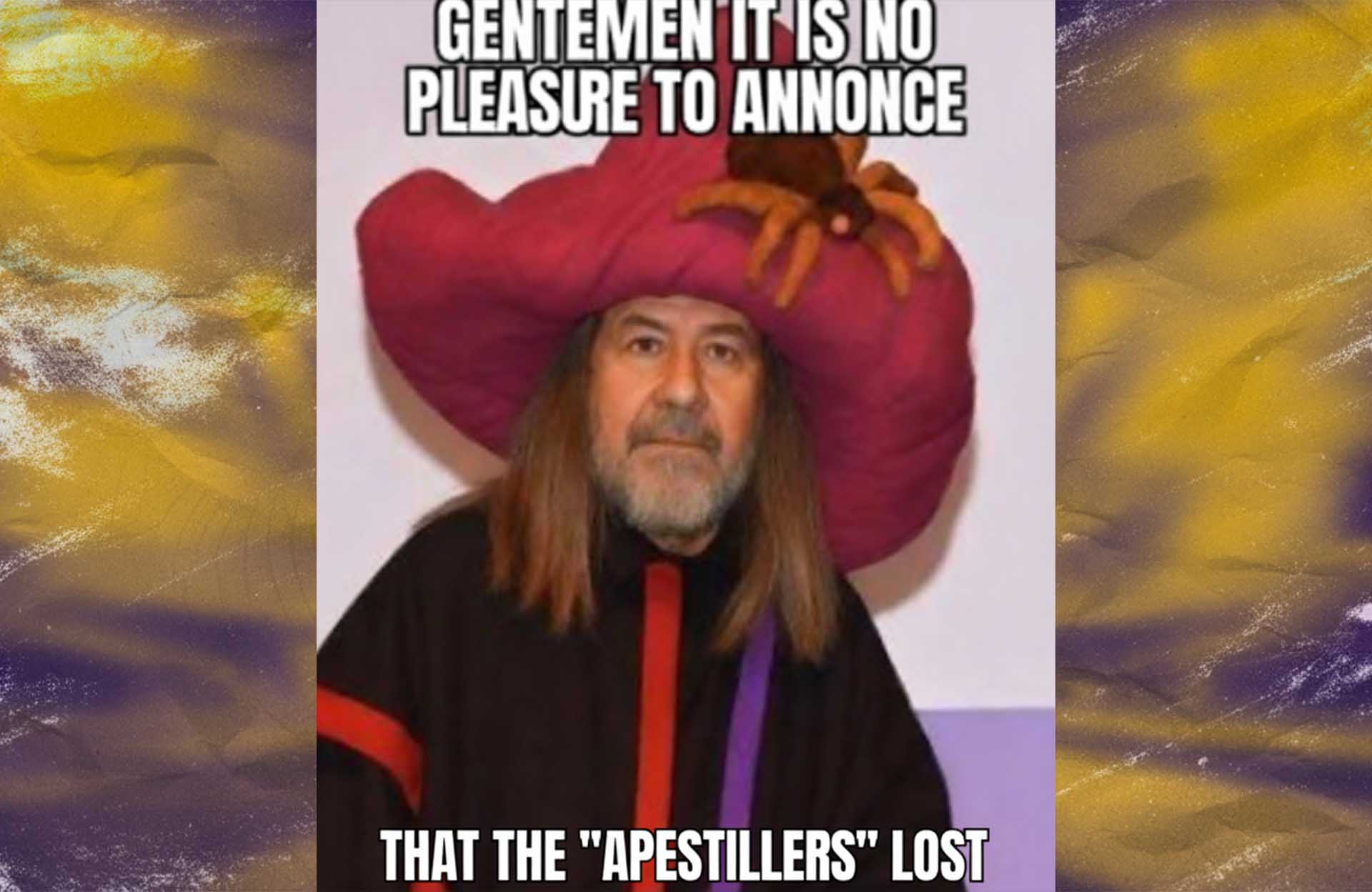 NFL Memes - The “Apestillers” Sequel: Now with a Hat