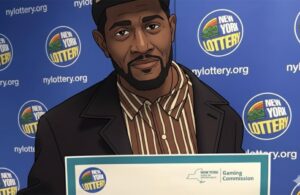 A retired security guard discovers a 24 million dollar winning ticket