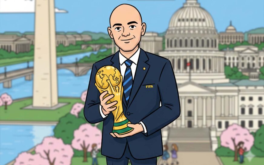 Infantino Touches Down in Washington and Fuels Excitement Ahead of the 2026 World Cup Draw