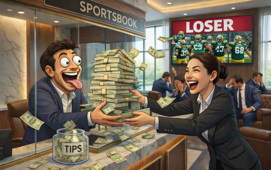 Un bettor cashes out 70000 dollars moments before the Packers shock