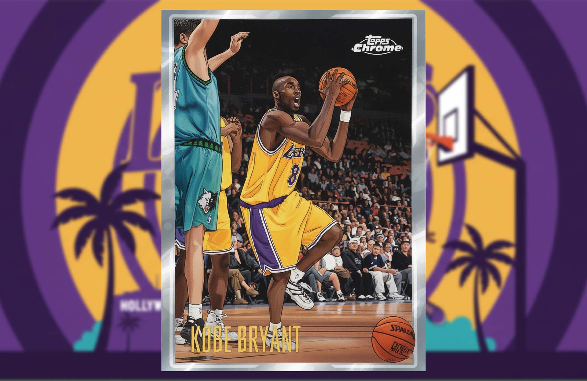 Kobe Bryant 1996-97 Topps Chrome Refractor rookie card sold for $1.79 million