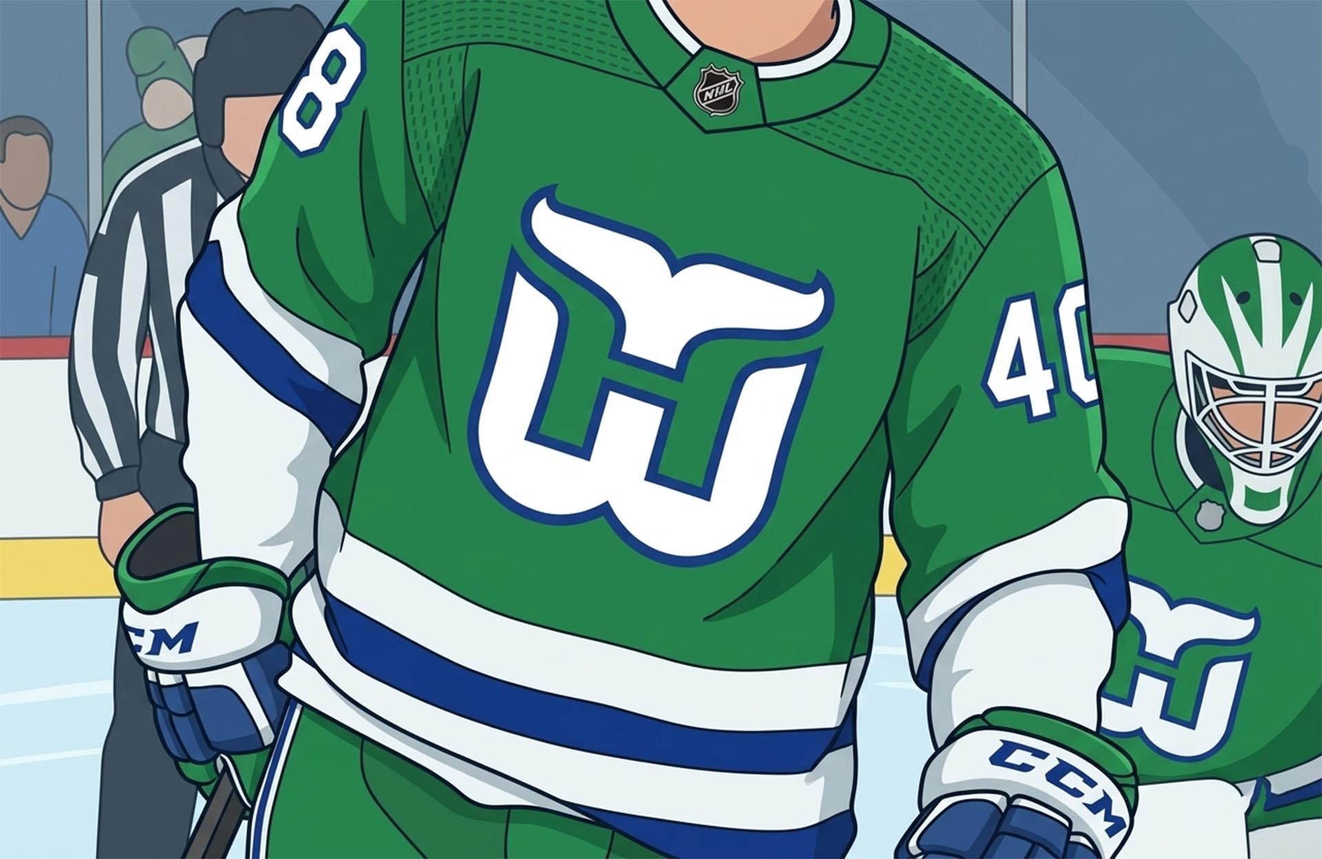 Sports Logos With Hidden Meanings - Hartford Whalers