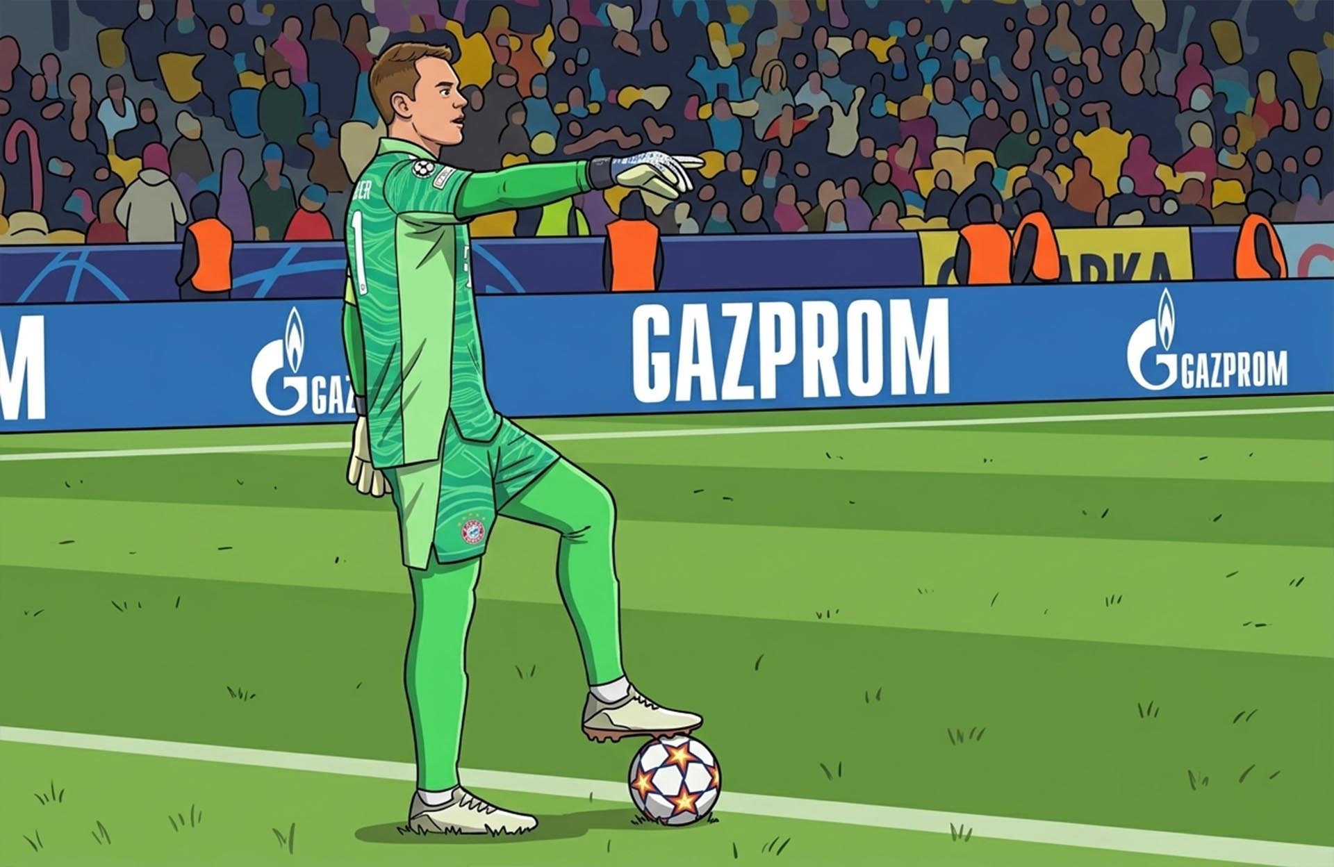 Goalkeeper preparing a goal kick under FIFA's new rules